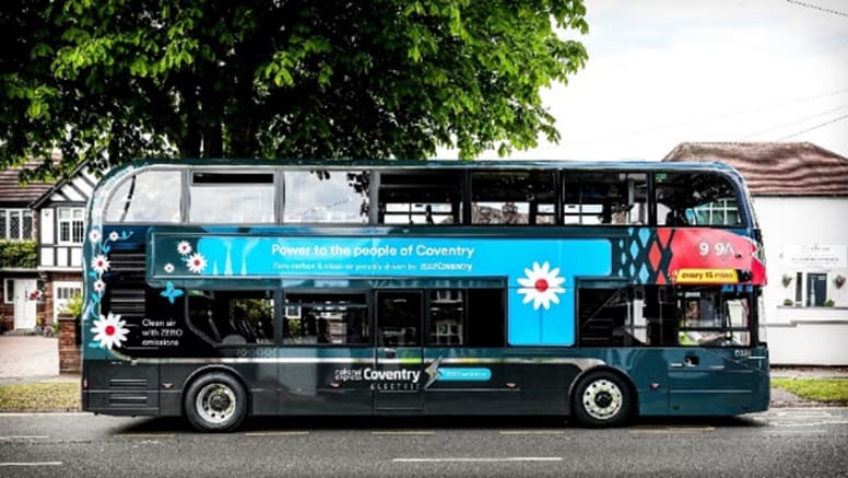 Coventry Leads the Charge as the UK’s First All-Electric Bus City